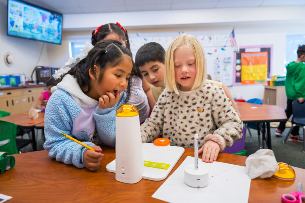 Students work on a project during Youth Power Elementary Summer Camp in Eagle County Colorado
